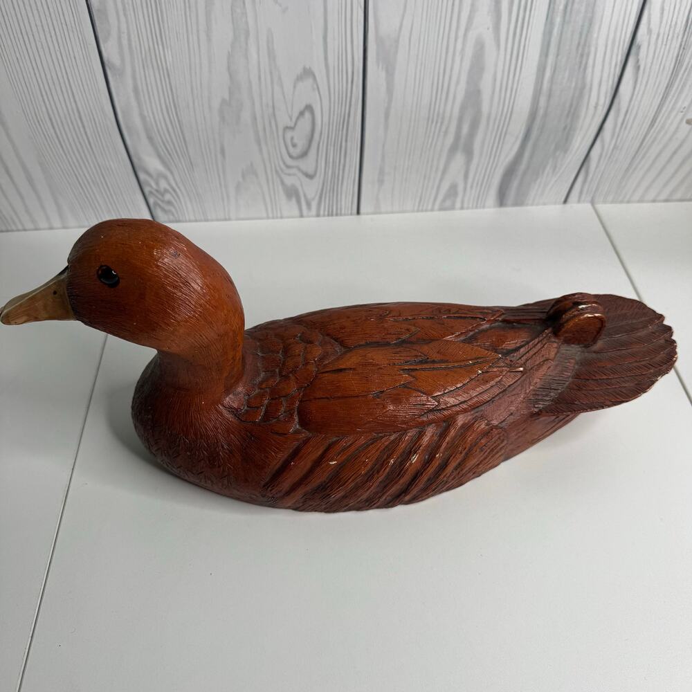 Handcrafted 12" Mallard  Duck  1983 Dr JC Huber  #102 Vintage Minneapolis, MN - Picture 4 of 9